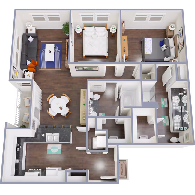 Unit 4302 floor plan